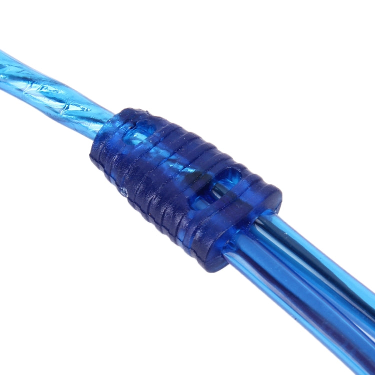 Car AV Audio Video 2 Female to 1 Male Aluminum Extension Cable Wiring Harness, Cable Length: 26cm, 2 Female to1 Male