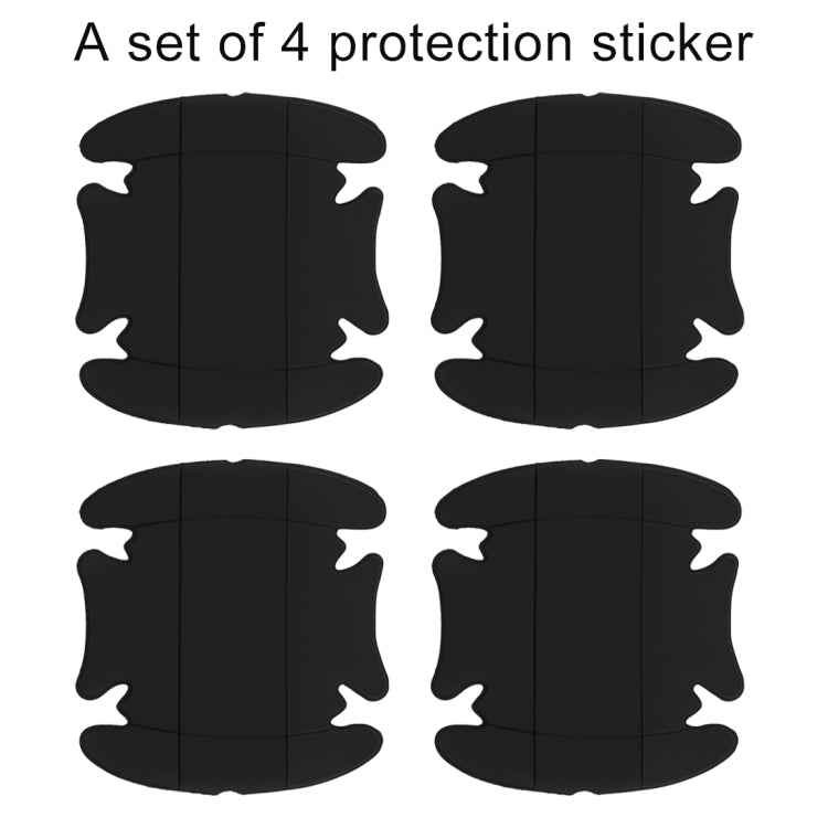 4 PCS Car-Styling Car Door Handle Scratches Resistant Sticker