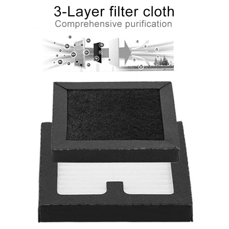 CARZOR Z1 2W USB Car Air Purifier Negative Ions Air Cleaner, (Black), (White)