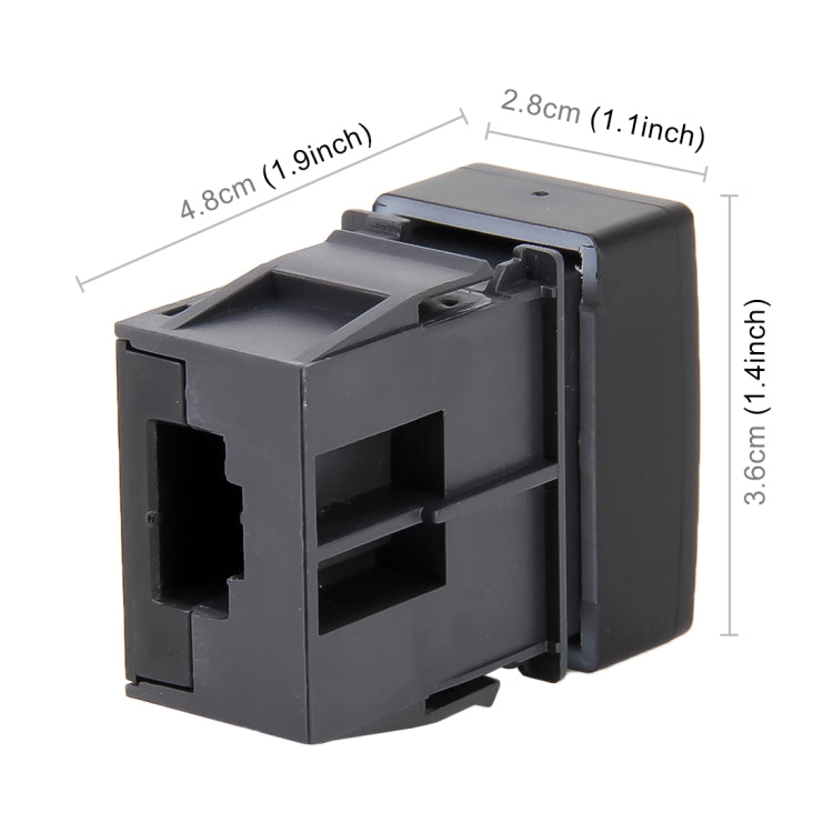 Car Fog Light 5 Pin On-Off Button Switch with Cable for Honda Fit, with Cable