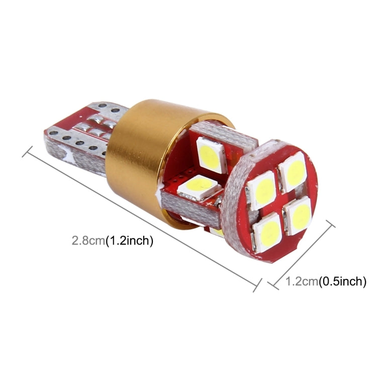 2 PCS T10 3W Constant Current Car Clearance Light with 12 SMD-3030 Lamps, DC 9-18V, 12 SMD-3030 Lamps