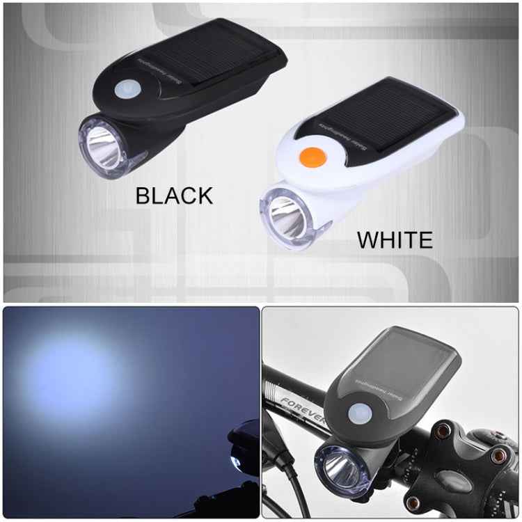 3W 240LM USB Solar Energy Motorcycle / Bicycle Front Light