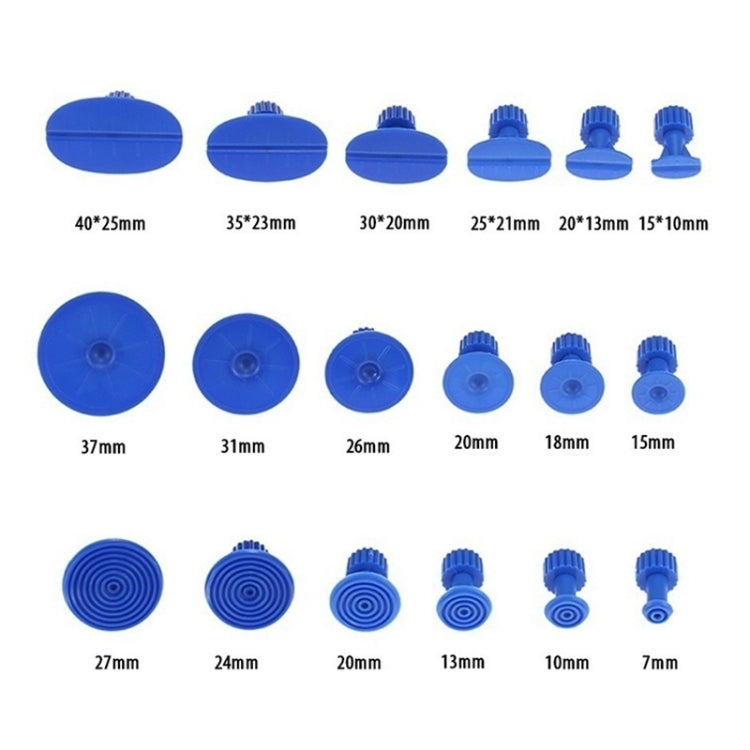 56 in 1 Auto PDR Plastic Ding Glue Tabs Paintless Dent Removal Car Repair Tools Kits Glue Puller Sets Tabs PDR Tools, 56 in 1