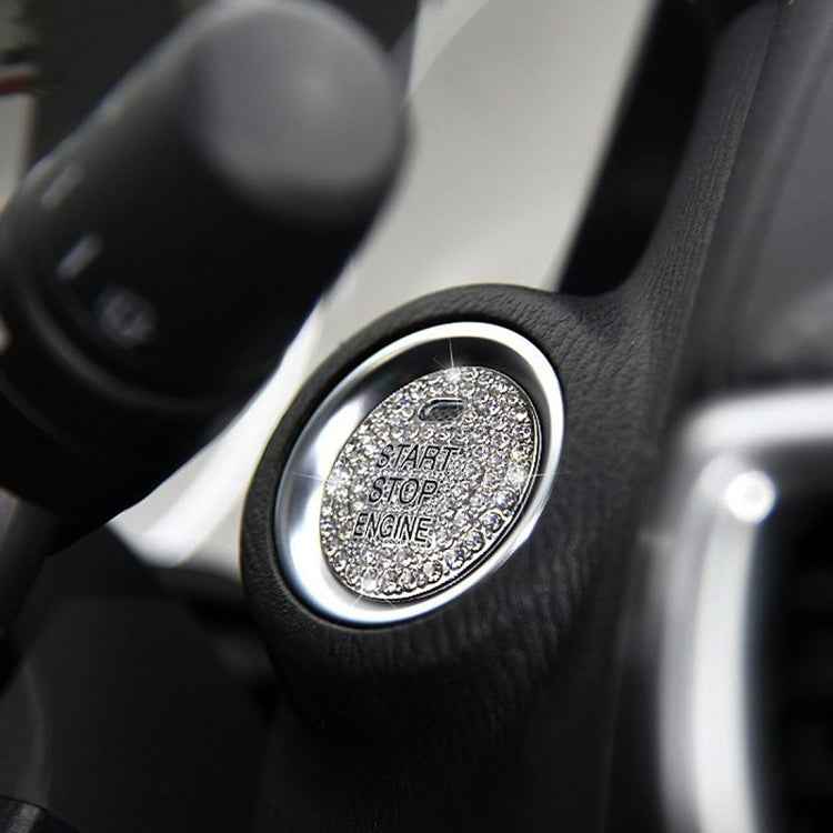 Car Engine Start Key Push Button Cover Trim Sticker Decoration for Mazda