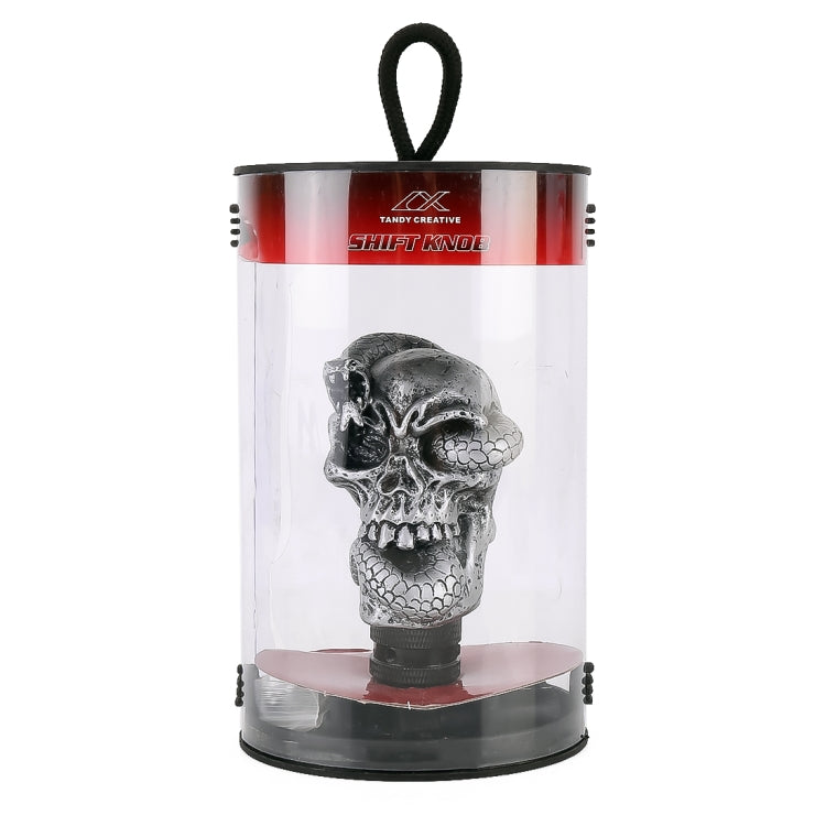 LX Tandy Creative Universal Car Snake Ghost Shaped Shifter Cover Manual Automatic Gear Shift Knob, Snake Ghost Shaped