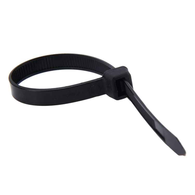 100pcs /Pack 8mm*200mm Nylon Cable Ties, 8mm*200mm Black, 8mm*200mm White