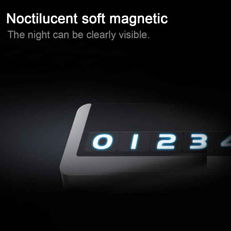 Creative Temporary Parking Card Car Sticker