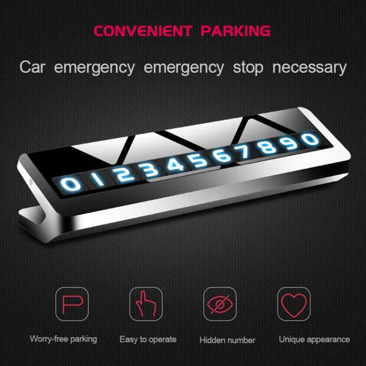 Creative Temporary Parking Card Car Sticker