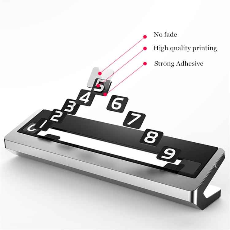 Creative Temporary Parking Card Car Sticker