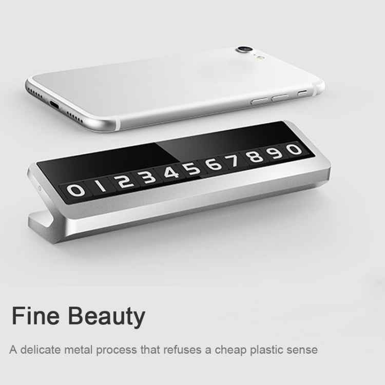 Creative Temporary Parking Card Car Sticker