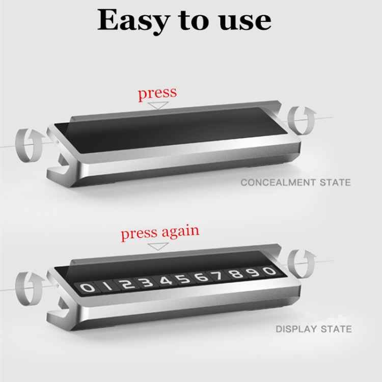 Creative Temporary Parking Card Car Sticker