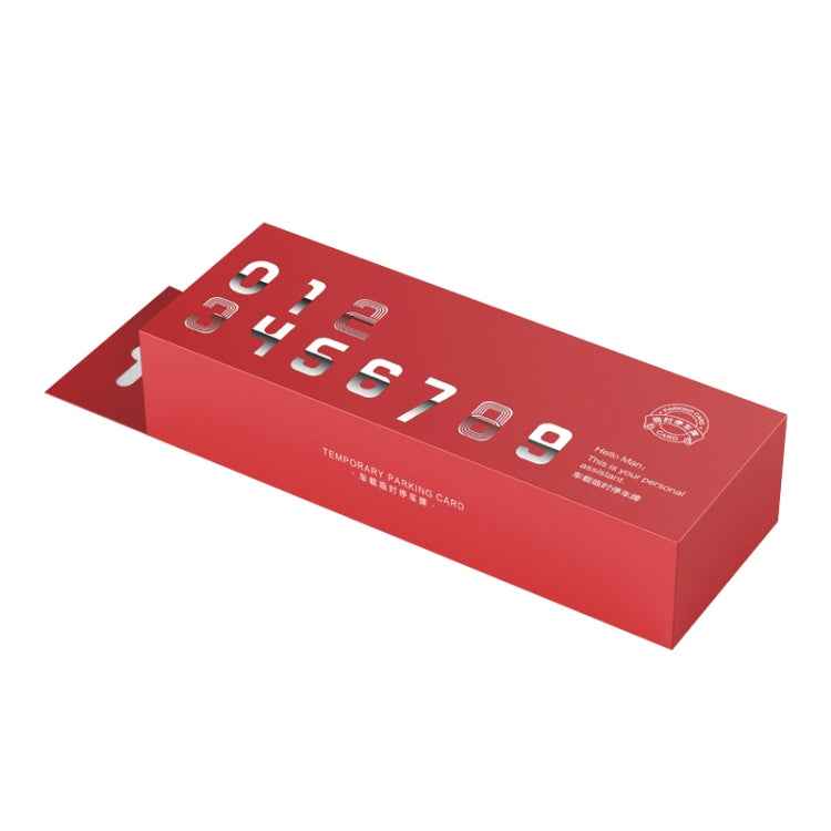 Creative Temporary Parking Card Car Sticker