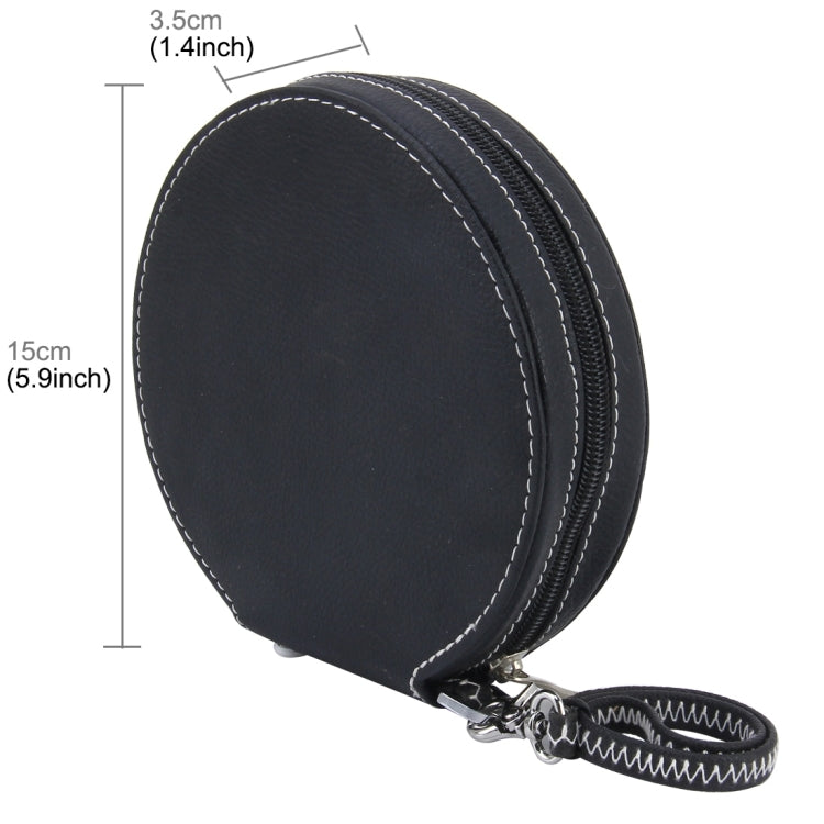 20 CD Disc Storage Case Leather Bag Heavy Duty CD/ DVD Wallet for Car, Home, Office and Travel, 20pcs Disks