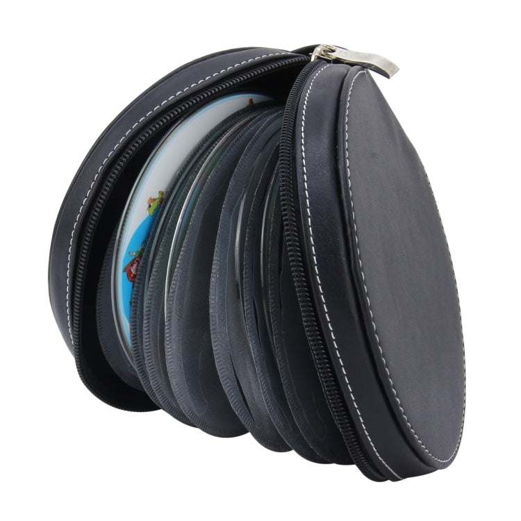 20 CD Disc Storage Case Leather Bag Heavy Duty CD/ DVD Wallet for Car, Home, Office and Travel, 20pcs Disks