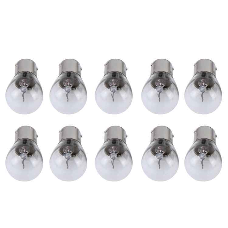 10 PCS 1156/BA15S 3W Car Turn Light with Glass Shell, DC 12V