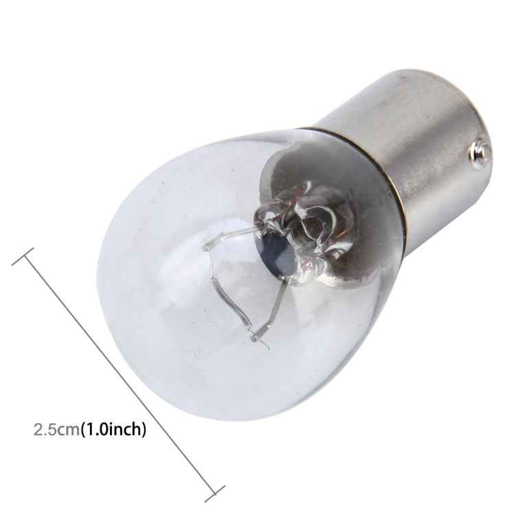 10 PCS 1156/BA15S 3W Car Turn Light with Glass Shell, DC 12V