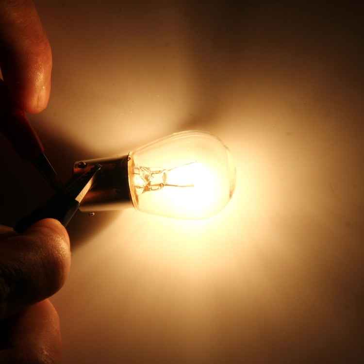 10 PCS 1156/BA15S 3W Car Turn Light with Glass Shell, DC 12V