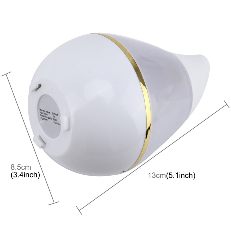 Ultrasound USB Changing Air Humidifier Purifier 7 LED Color Light Aroma Atomizer, 7 LED Atomizer