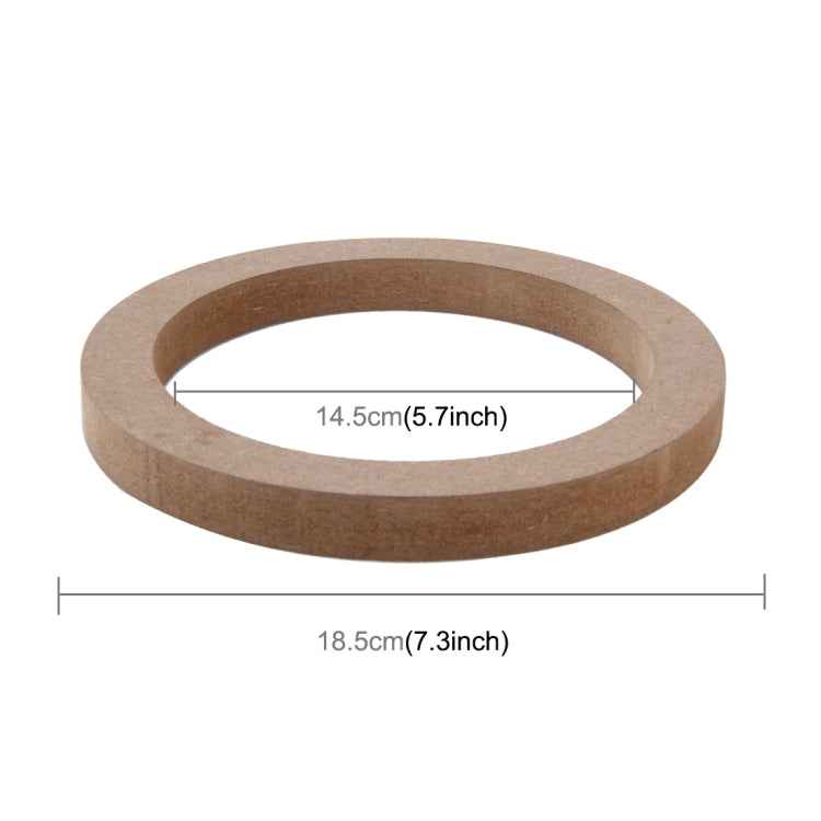 2 PCS Car Auto Universal Wood Loudspeaker Base Protection Cover Holder Mat, Inner Diameter: 14.5cm