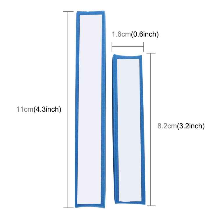 10 PCS Car Auto Foam Door Side Edge Anti-scratch Body Guard Protection Strip Sticker, Pair of 4