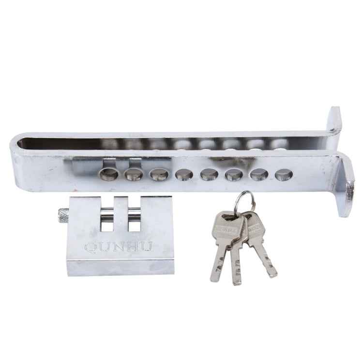 Car Auto Stainless Steel Anti-theft Clutch Lock Car Brake Safety Lock Tool Accelerator Pedal Lock with Keys Suitable for Clutch Height Under 19.5cm