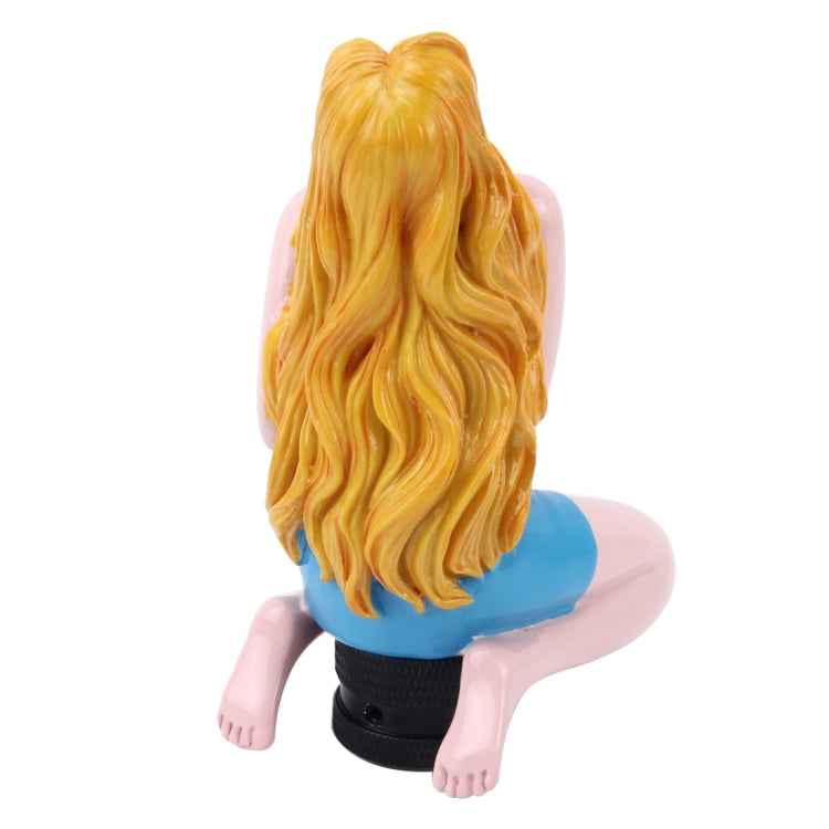 Universal Sexy Beauty Shape ABS Manual or Automatic Gear Shift Knob with Three Rubber Covers Fit for All Car