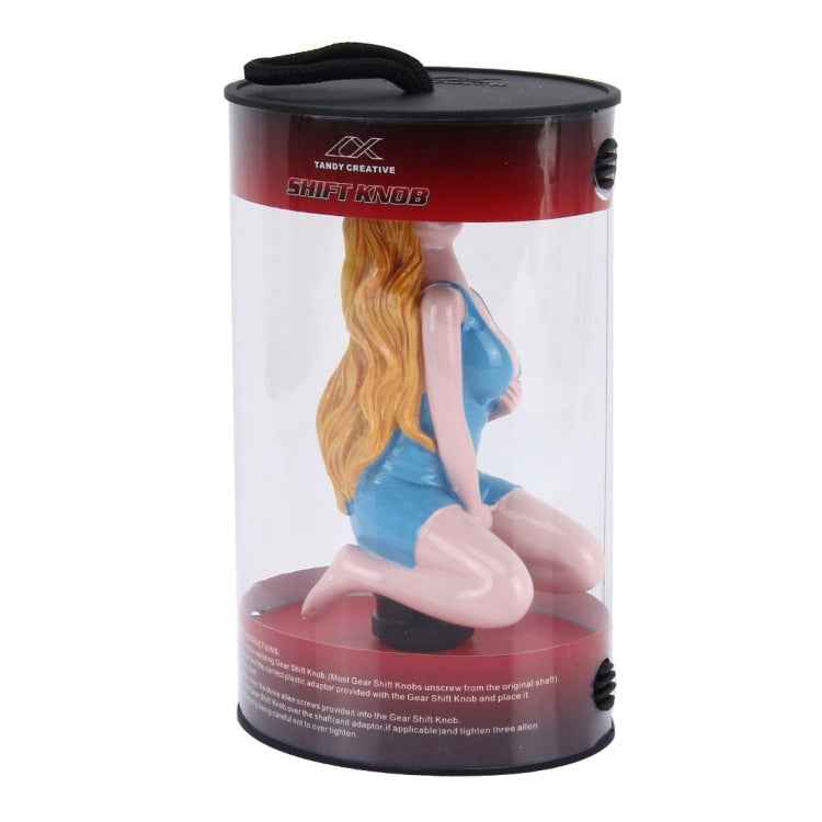 Universal Sexy Beauty Shape ABS Manual or Automatic Gear Shift Knob with Three Rubber Covers Fit for All Car