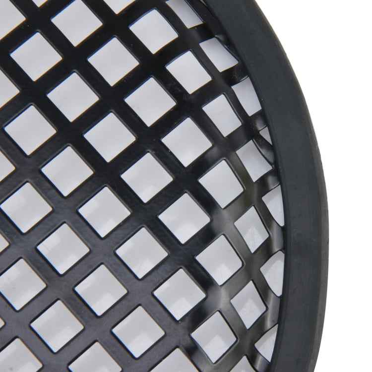 8 inch Car Auto Metal Mesh Black Square Hole Subwoofer Loudspeaker Protective Cover Mask Kit with Fixed Holder