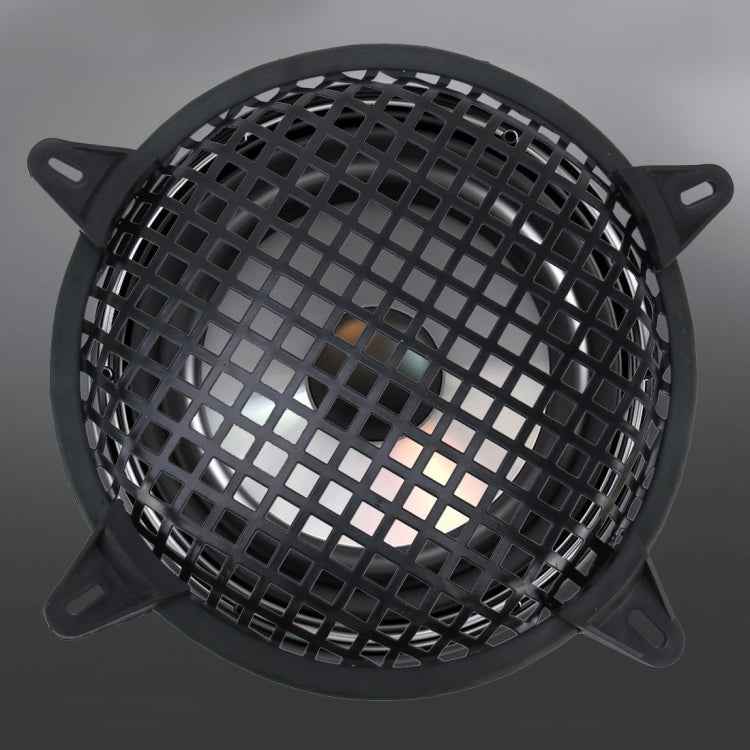 8 inch Car Auto Metal Mesh Black Square Hole Subwoofer Loudspeaker Protective Cover Mask Kit with Fixed Holder