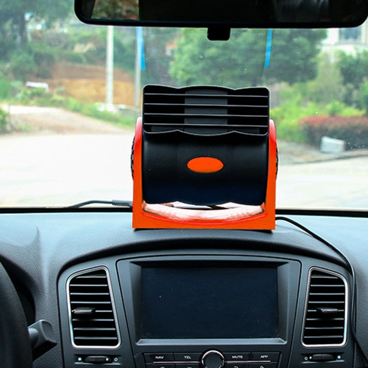 HX-T302 DC 24V 7W Portable Vehicle Cooling Fan Low Noise Silent Cooler Air Conditioner, 2 Speeds Adjustable, Random Color Delivery, HX-T302 24V