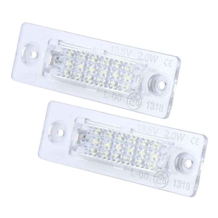 2 PCS License Plate Light with 24 SMD-3528 Lamps for Volkswagen