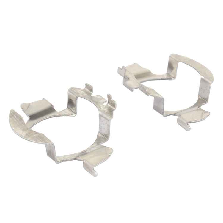 1 Pair H7 LED Headlight Bulb Retainers Holder Adapter for Mercedes-Benz/ BMW/ Audi/ Volkswagen/ Buick/ Nissan
