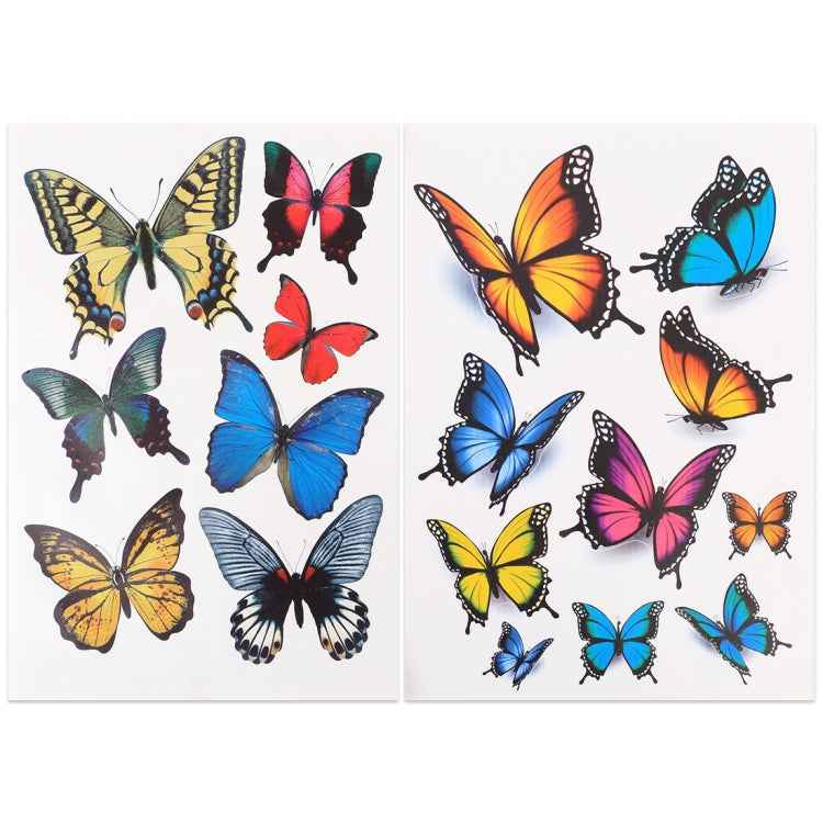 7 PCS Butterfly Shape Plastic Car Free Sticker