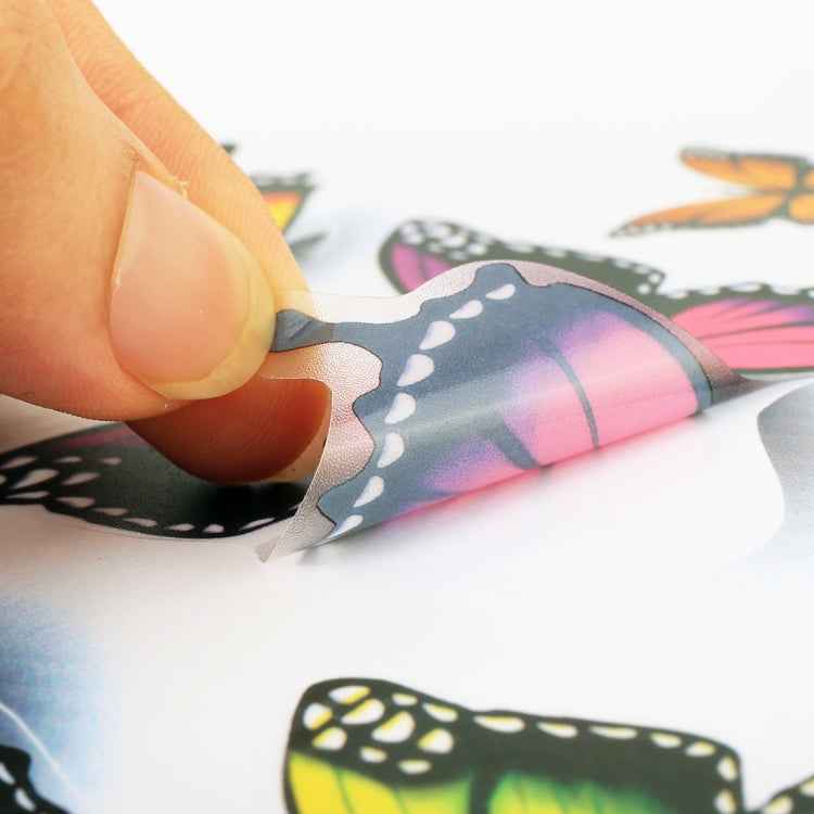 7 PCS Butterfly Shape Plastic Car Free Sticker