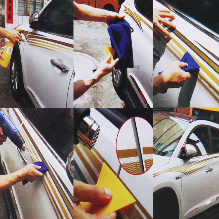 3 PCS SUV Body Decorative Strip Brand Car Streamline Shining Sticker For Honda CRV Nissarl X-Trail/Qashqai/Murano series, Strip Brand Car Streamline Shining Sticker