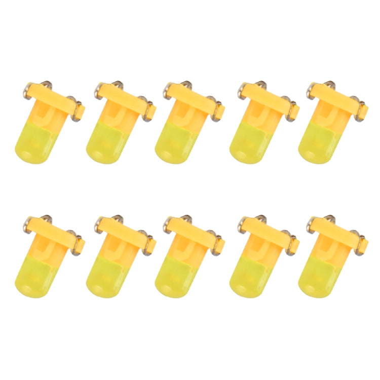 10 PCS 2W T3 Wedge Instrument Panel LED Light Dashboard Gauge Cluster Indicator Lamp Bulb, 2W T3, T3