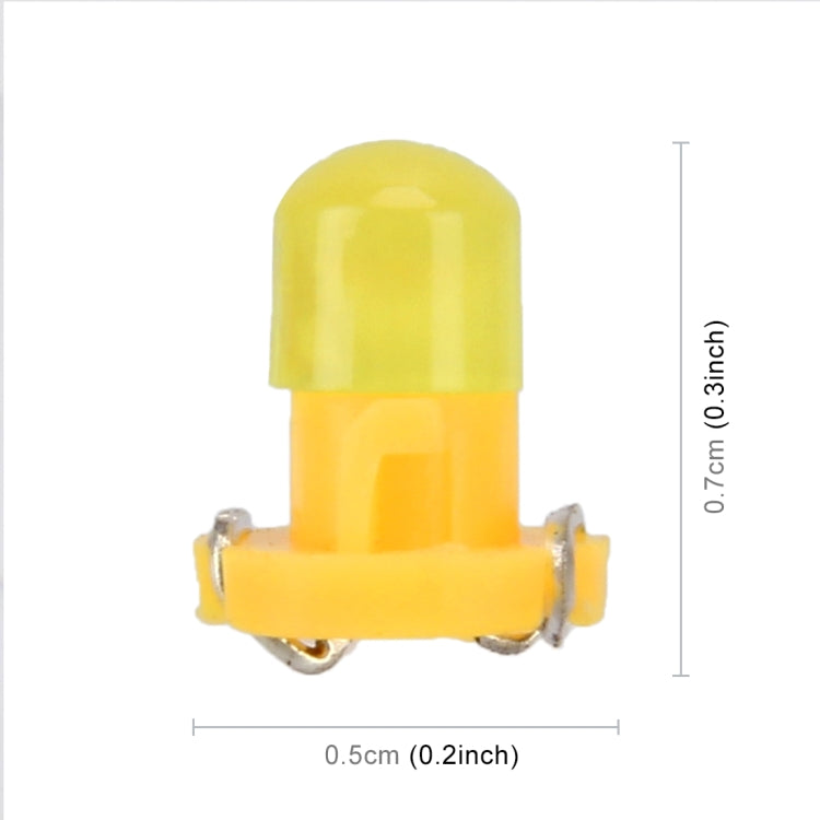 10 PCS 2W T3 Wedge Instrument Panel LED Light Dashboard Gauge Cluster Indicator Lamp Bulb, 2W T3, T3