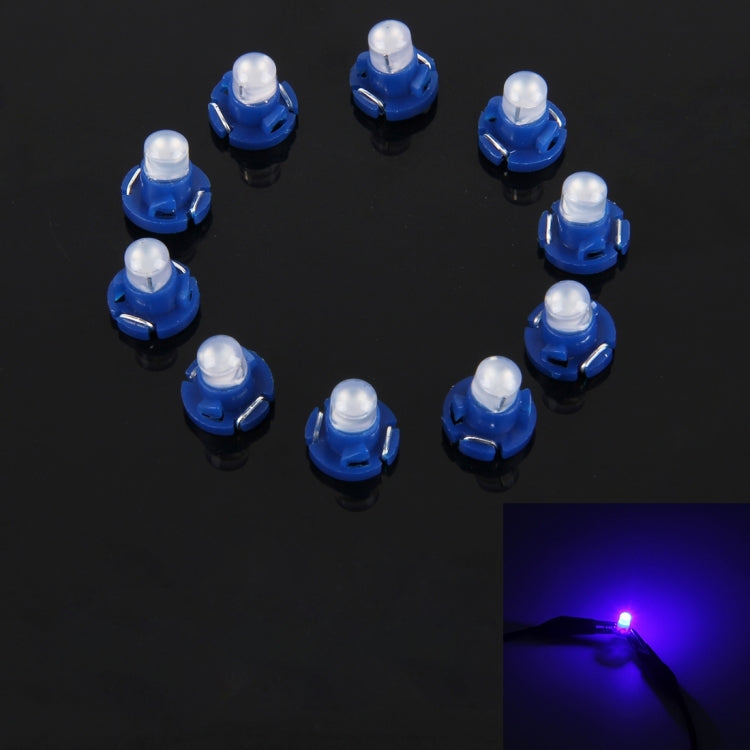 10PCS 2W T4.2 Wedge Instrument Panel LED Light Dashboard Gauge Cluster Indicator Lamp Bulb, 2W T4.2, T4.2