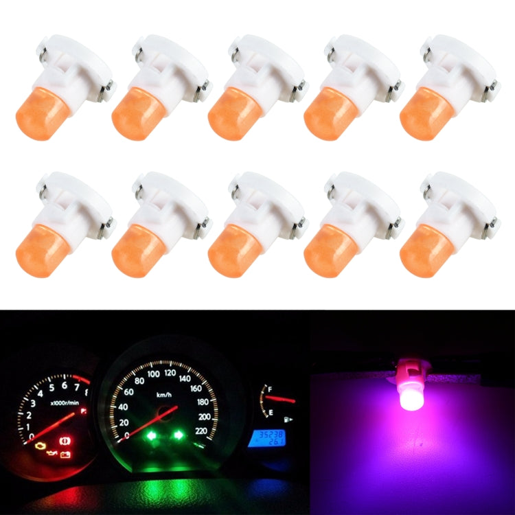 10PCS 2W T4.2 Wedge Instrument Panel LED Light Dashboard Gauge Cluster Indicator Lamp Bulb, 2W T4.2, T4.2
