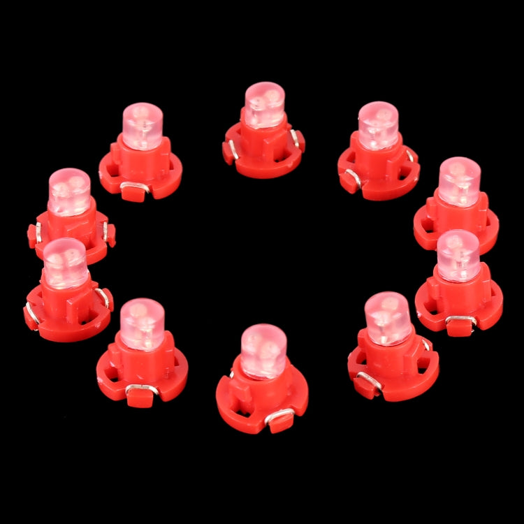 10PCS 2W T4.2 Wedge Instrument Panel LED Light Dashboard Gauge Cluster Indicator Lamp Bulb, 2W T4.2, T4.2