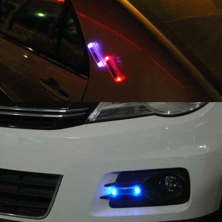 Car Styling Solar Warning Flash LED Anti-collision Decorative Light
