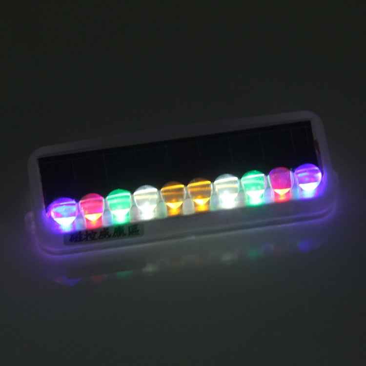 Car Styling Solar Warning Flash LED Anti-collision Decorative Light