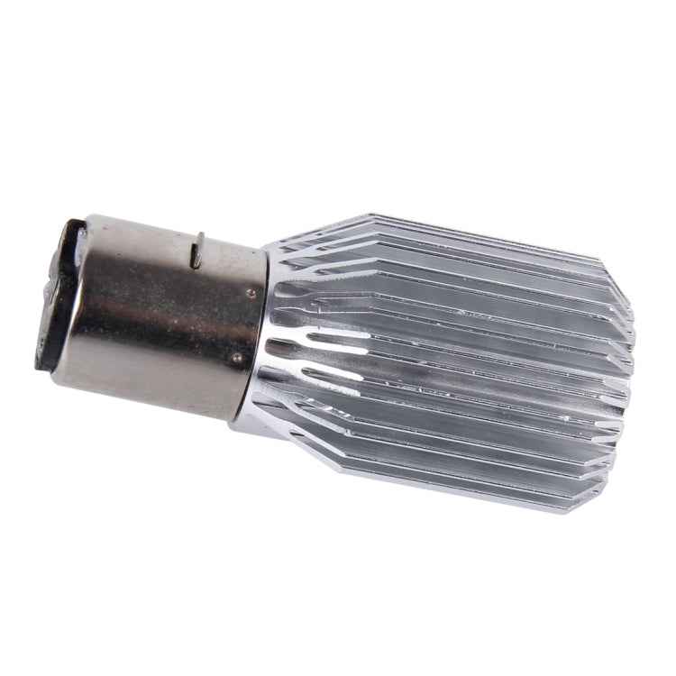 BA20D 5W 400lm 6000K COB LEDs Motorcycle Headlight Lamp, DC 9-80V