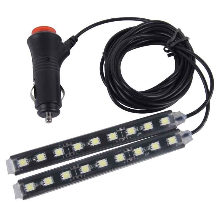 2 in 1 4.5W 18 SMD-5050-LEDs RGB Car Interior Floor Decoration Atmosphere Neon Light Lamp, DC 12V
