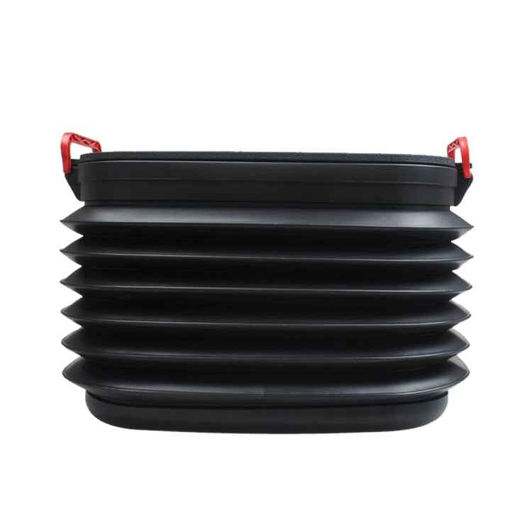 37L Car Collapsible Plastic Organizer Bin with Lid for Camping and Outdoor, Car Collapsible Organizer Bin