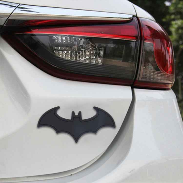 Bat Shape Shining Metal Car Free Sticker