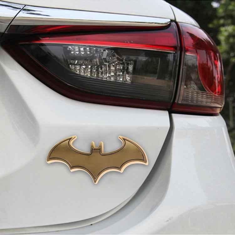 Bat Shape Shining Metal Car Free Sticker