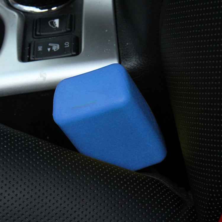 Safe Rubber Car Seat Belt Clips Locking Buckles Protective Cover, Red, Black, Orange, Green, Blue