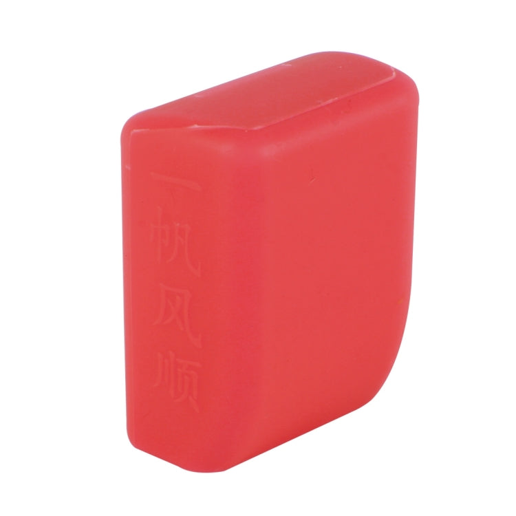 Safe Rubber Car Seat Belt Clips Locking Buckles Protective Cover, Red, Black, Orange, Green, Blue