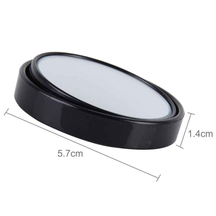 3R-035 Car Blind Spot Rear View Wide Angle Mirror, Diameter: 5cm, 3R-035 (Black)